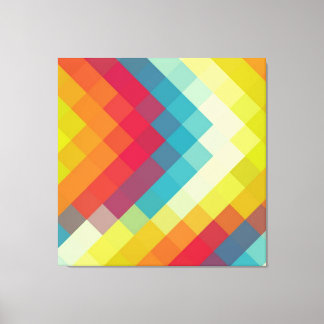 Toile Diamant multicolore Motif sans joint 4