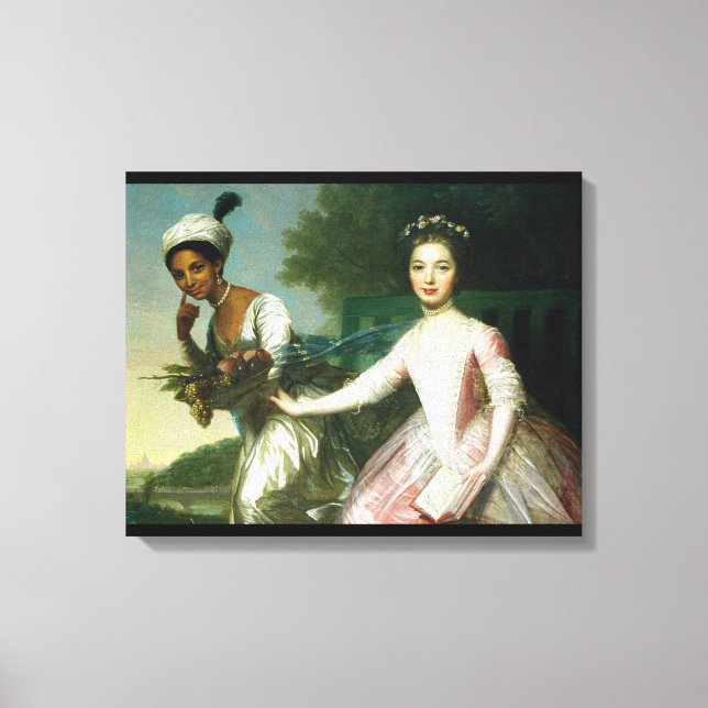 Toile Dido Elizabeth Belle et Lady Murray (Recto)