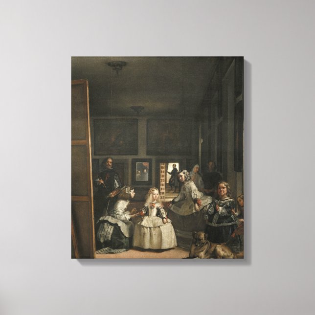 Toile Diego Velazquez Las Meninas (Recto)