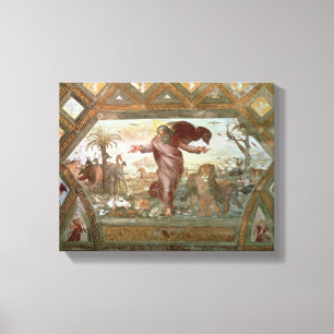 Toile Dieu créant la terre