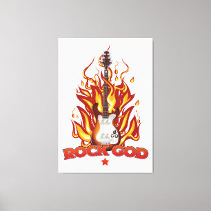 Toile Dieu du Rock