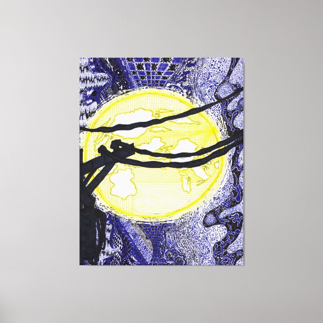 Toile Dieu est dans les détails #13 (Recto)