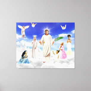 Toile Dieu Jésus Bible Angel Chrétienté religion Pâques