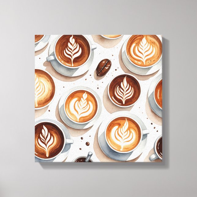 Toile Différents types de café (Recto)