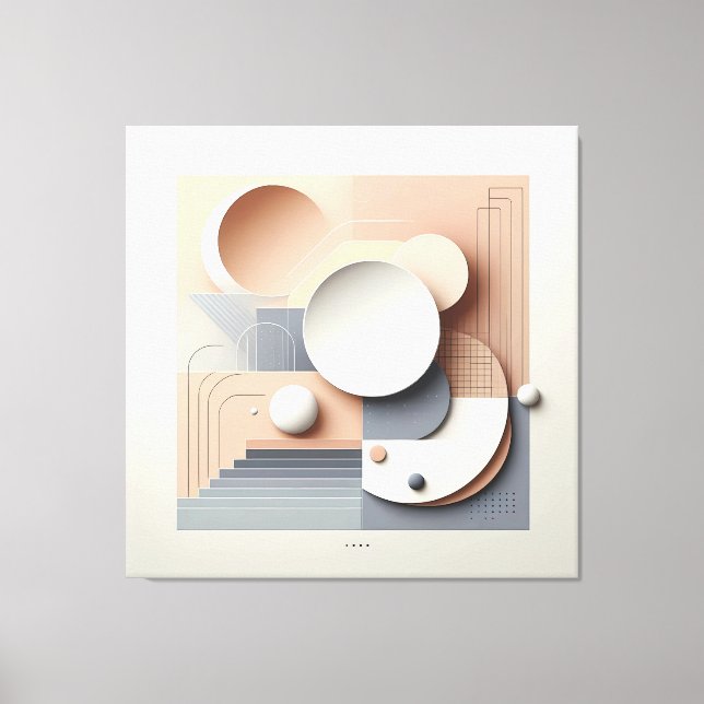 Toile Dimensions de la géométrie douce (Recto)