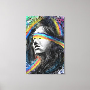 Toile d'impression de rêve arc-en-ciel - Peinture