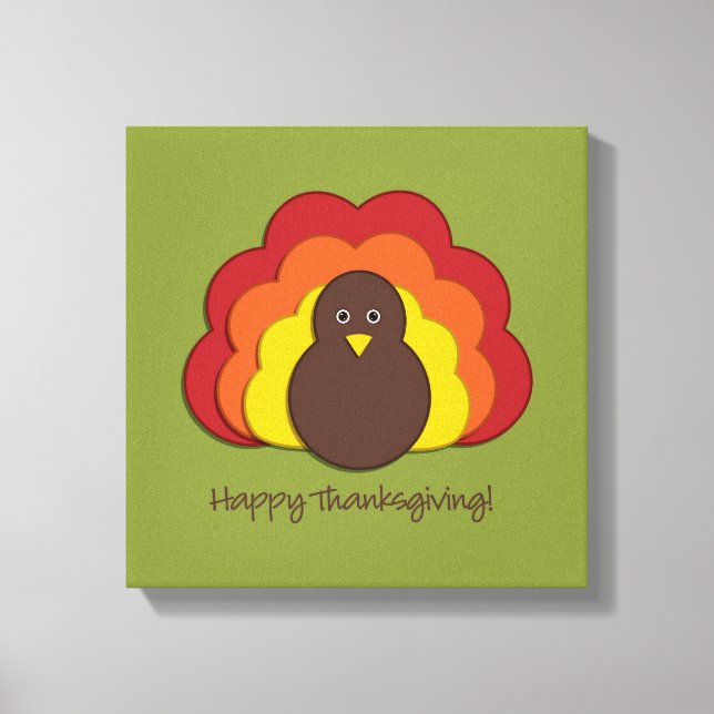 Toile Dinde de Thanksgiving (Recto)