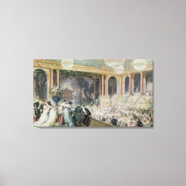 Toile Dîner aux Tuileries, 1867 (Recto)