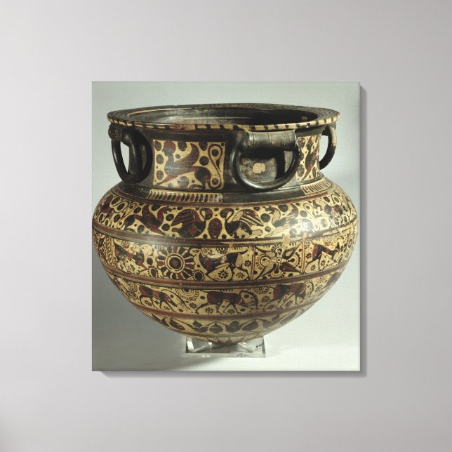 Toile dinos orientalisants de Grèce orientale, chèvre sa (Recto)