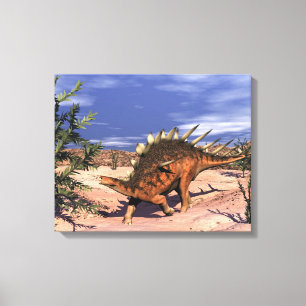 Toile Dinosaure de Kentrosaurus - 3D rendent