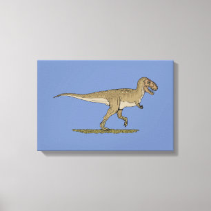 Toile Dinosaure du Crétacé Tyrannosaurus rex