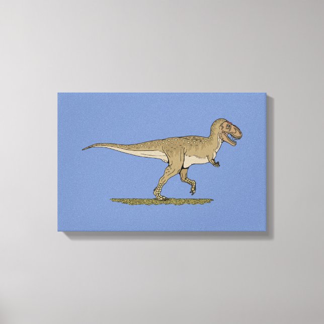 Toile Dinosaure du Crétacé Tyrannosaurus rex (Recto)