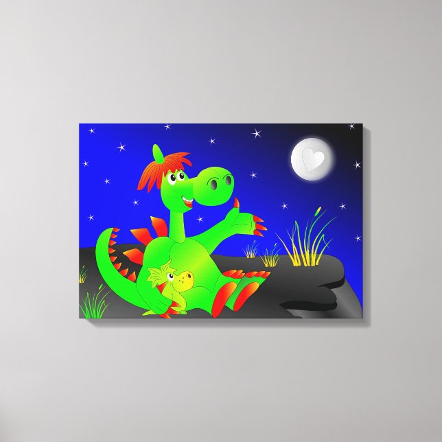 Toile Dinosaures (Recto)
