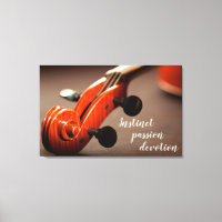 Toile d'inspiration pour la tête de violon