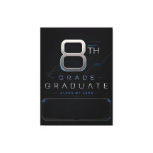 Diplômé de 8e année 2026 Cadeau avec nom personnal
