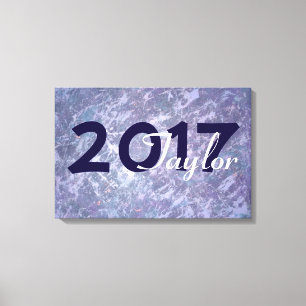 Toile Diplôme de lavande Chic Lilac Splatter violet