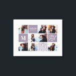 Toile Diplôme photo géométrique cadeau personnalisé<br><div class="desc">Géométrique remise de diplômes photo cadeau personnalisé. La couleur peut être changée. Partie d'une collection.</div>