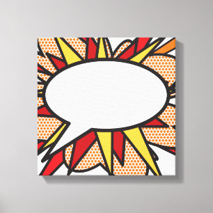 Toile Discours Bubble Moderne Amusant tendance Comic Liv