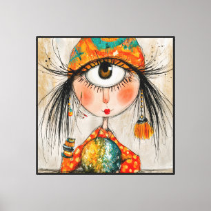 Toile Diseur de bonne aventure charmant Cyclope