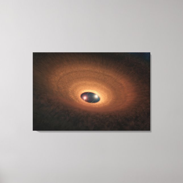 Toile Disque D'Étoiles De Matériel Dusty (Recto)