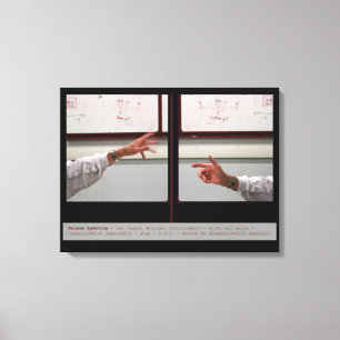 Toile Distort Symétrie Fausse Symétrie Canvas