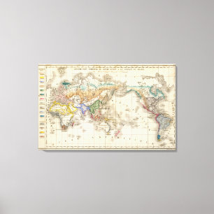 Toile Distribution primitive du genre humain
