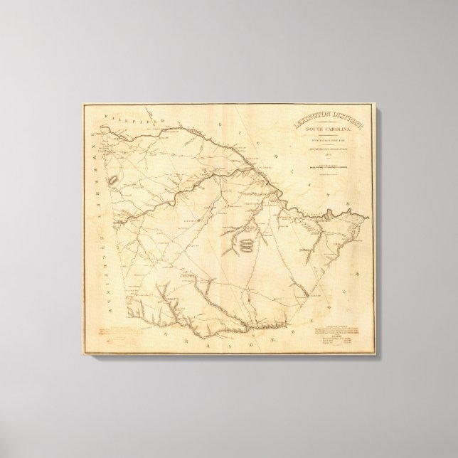 Toile District de Lexington, Caroline du Sud (Recto)