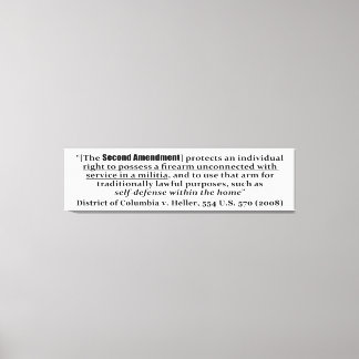 Toile District of Columbia v Heller, 554 U.S. 570 2008