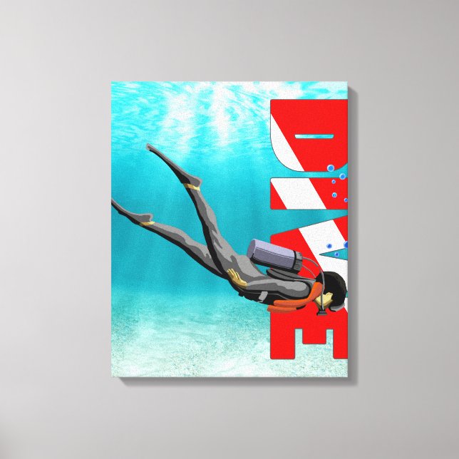 Toile Diver SCUBA (Recto)
