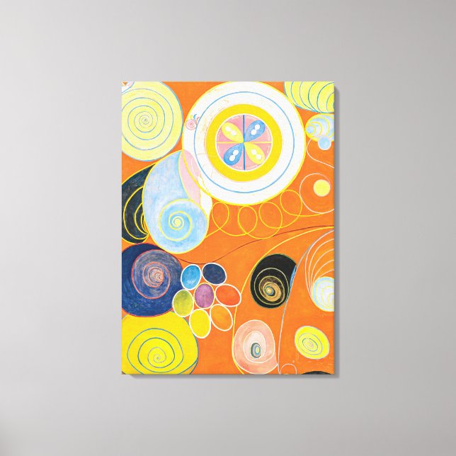Toile Dix plus grandes, no 3, Jeunesse | Hilma af Klint  (Recto)