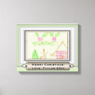 Toile do-it-yourself cadre photo ou d'art personnalisabl