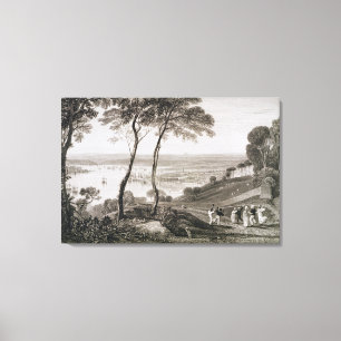 Toile Dock Plymouth du Mont Edgecombe, de Cooke's