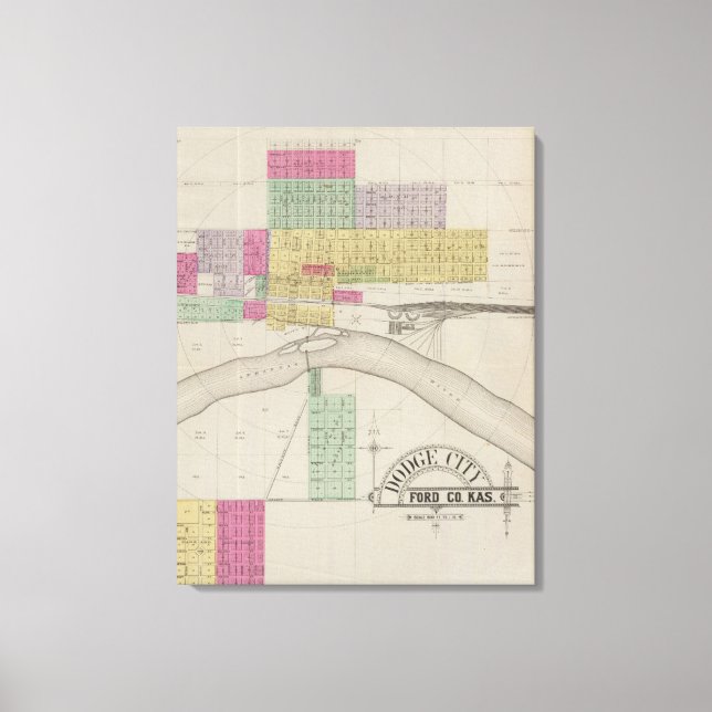 Toile Dodge City, comté de Ford, Kansas (Recto)