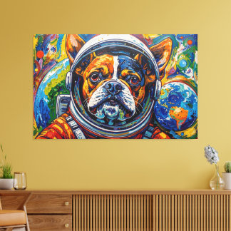 TOILE DOGS IN SPACE-12