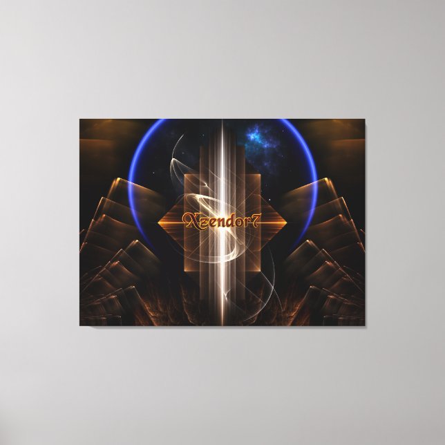 Toile Domaine Artrillien De Xzendor7 Fractal Art (Recto)