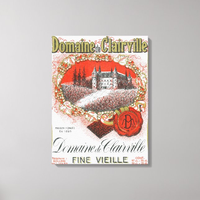 Toile Domaine De Clairville LabelEurope (Recto)