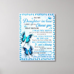 Toile Don de belle-mère pour belle-fille