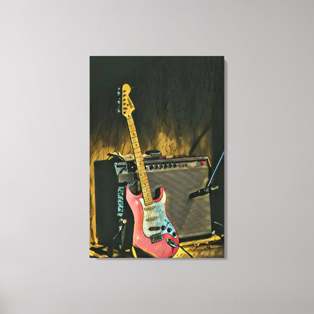 Toile Don de guitare acoustique (Recto)