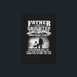 Toile Don papa | Père Et Fille Oeil Ensemble Coeur<br><div class="desc">Don papa | Père Et Fille Pas Toujours Oeil À Oeil Mais Toujours Coeur Au Coeur. J'adore la petite fille ! Offrez un cadeau à votre papa ! ! Grand Père !</div>