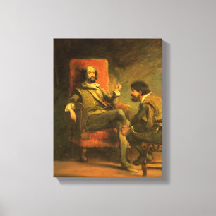 Toile Don Quichotte et Sancho Panza