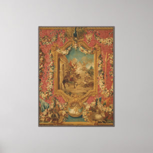 Toile Don Quichotte guidé par la Folie, tapisserie du XV