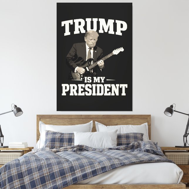 Toile Donald Trump est mon président (Insitu(Chambre))