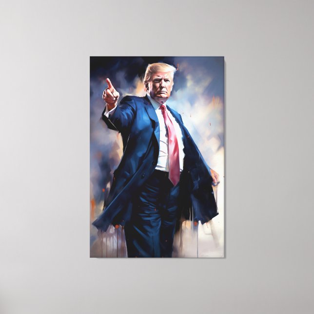 Toile Donald Trump FFFFA [Personnages célèbres Art] (Recto)