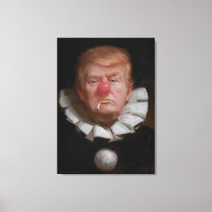 Toile Donald Trump Peinture clown par Tony Pro