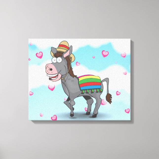 Toile Donkey mexicain (Recto)