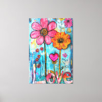 *~* Doodle LOVE – Fleurs Fantaisistes Colorées