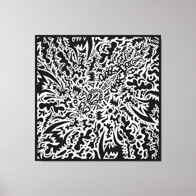 Toile Doodle Original 9sur26 (Recto)