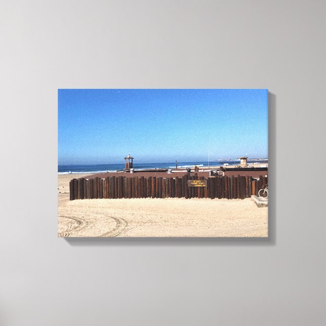 Toile Dory Fishing Fleet, Newport Beach, Californie (Recto)