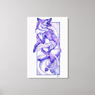 Toile Dotwork Kitsune