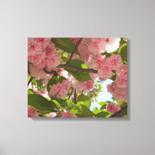 Toile Double floraison cerisier III printemps fleuri